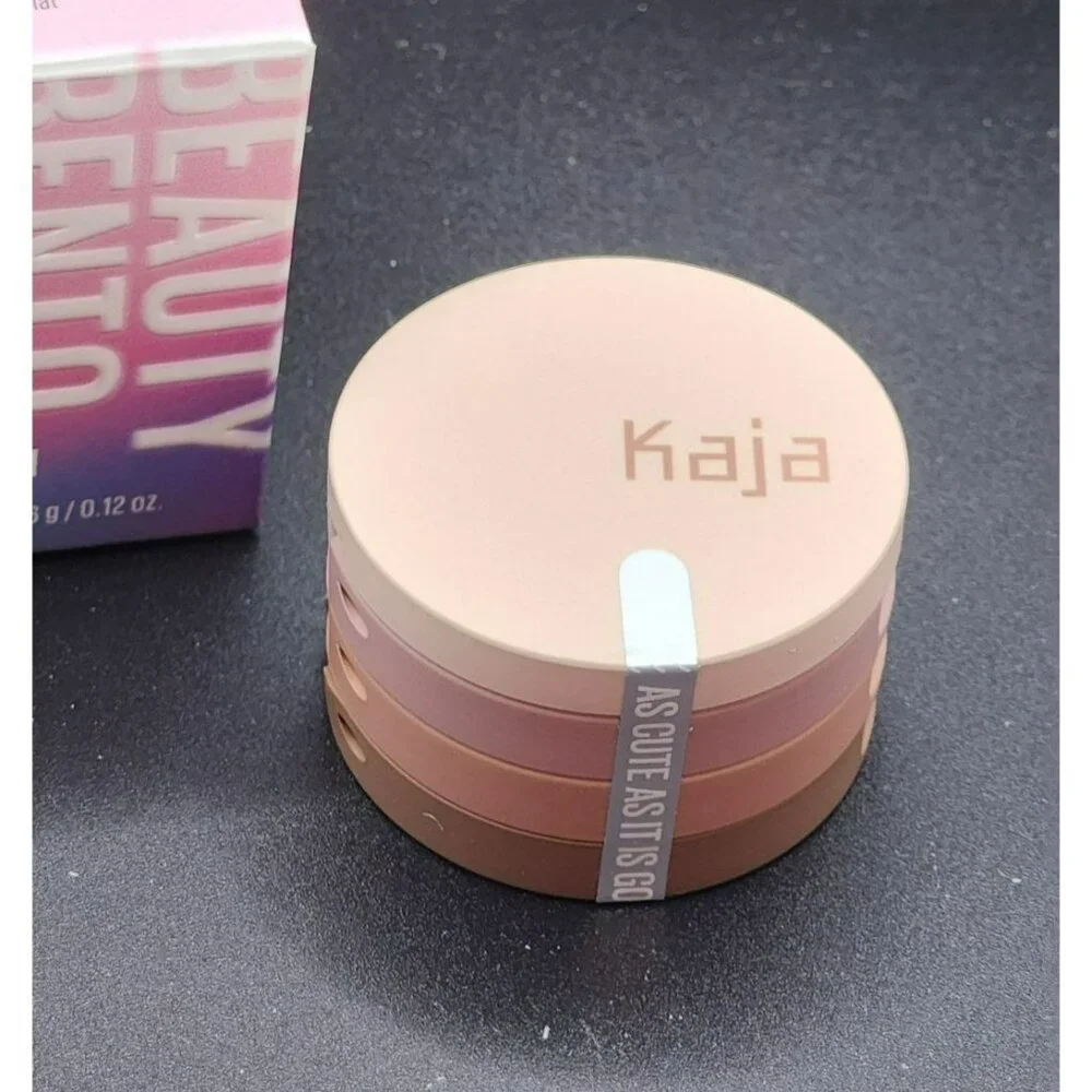 Kaja Beauty Bento Bouncy Matte & Shimmer Eyeshadow Trio Chocolate Dahlia